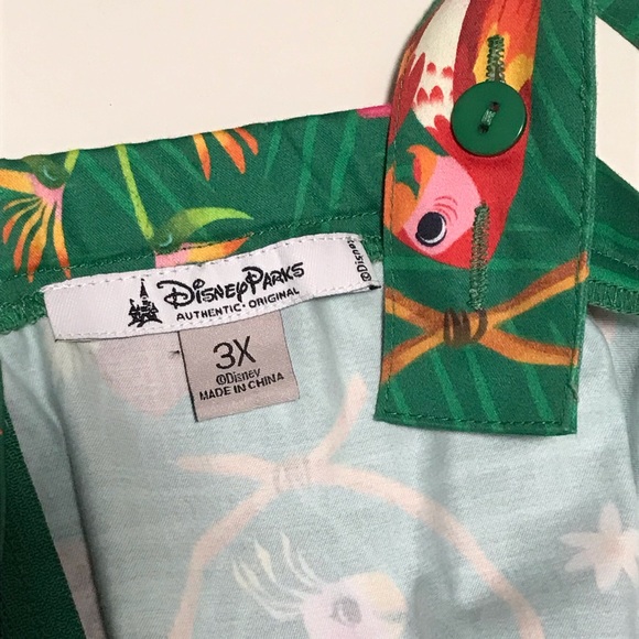 Disney Parks The Dress Shop Enchanted Tiki Room Birds Womens Dress Retired 3X - Picture 6 of 8